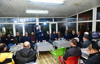 Çınar, Konak sakinleriyle bir araya geldi
