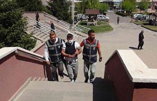 Cinayet zanlısı adliyeye sevk edildi