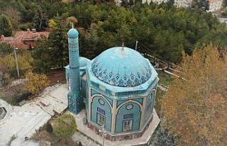 Çinili Camii’nin güçlendirilmesi çalışmalarında...