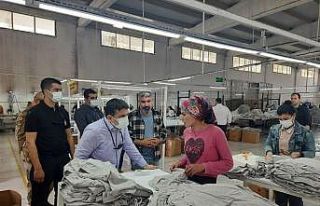 Cizre Kaymakamı Tunç, Organize Sanayi Bölgesi’nde...