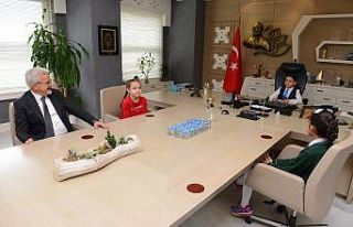 Çocuk başkanın önceliği çevre oldu