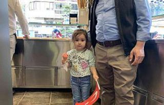 Çocuklar bayramın tadını dondurmayla çıkardı