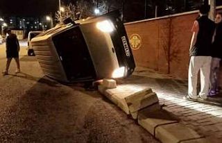 Çorlu’da korkutan kaza