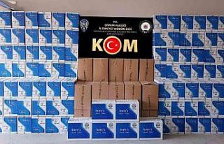 Çorum polisinden kaçak sigara operasyonu