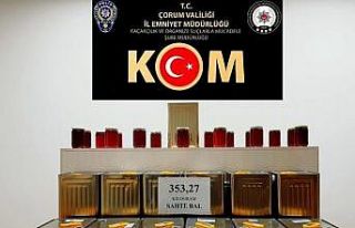 Çorum’da 353 kilo sahte bal ele geçirildi