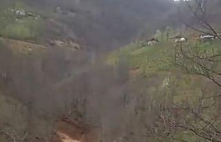 Dağ adeta çamur oldu aktı