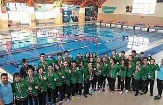 Denizli karması yüzme finallerine kaldı