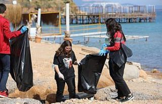 Didim’in dünyaca ünlü plajlarında çevreci etkinlik