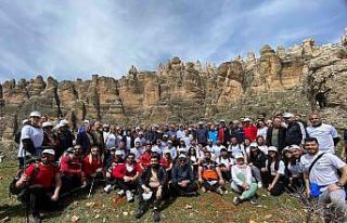 Doğa yürüyüşüyle ’Diyardokya’ya tırmandılar,...