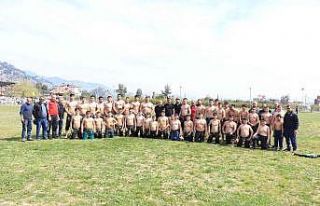 Döşemealtı’nın pehlivanları sezonun İlk antrenmanlarını...