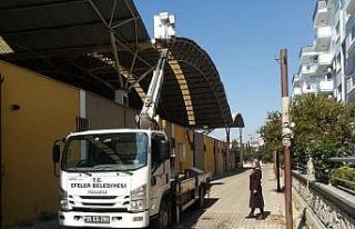 Efeler’de camisi olmayan tek mahallede ezan sistemi...