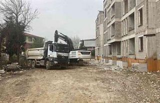 Ekipler alternatif yol çalışmasına başladı
