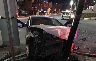 Elazığ’da iki otomobil çarpıştı: 1 yaralı