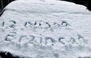 Erzincan’a nisanın ortasında kar sürprizi