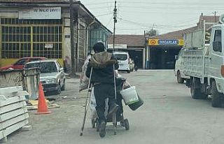 Eskişehir’de 15 yaşındaki çocuk tek ayağıyla...