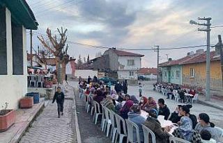 Eskişehir’in en eski yerleşim yerinde iftar yemeği