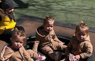 Eskişehirli sevimli üçüzler ilginin odağı oldu