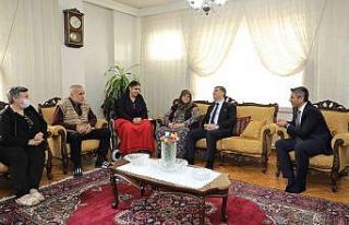 Fadıloğlu, aile ziyaretlerini aralıksız sürdürüyor