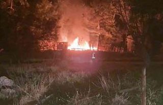 Fethiye’de bungalov yangını