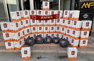 Galatasaray taraftarlarından 200 aileye gıda yardımı