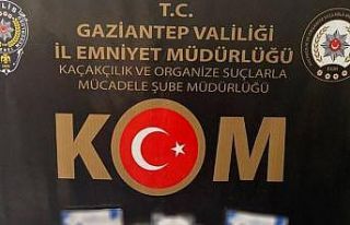 Gaziantep’te 54 bin 760 adet kaçak makaron ele...