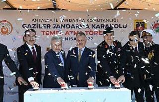 Gaziler Jandarma Karakolu temeli törene atıldı