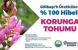 Gölbaşı Belediyesi çiftçinin yanında olmaya...