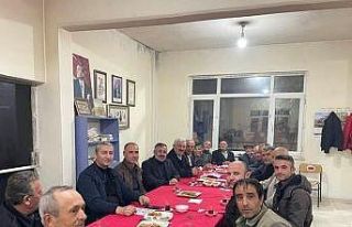 Gülümbe köyü sakinleriyle bir araya geldi