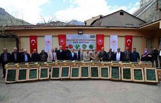 Gümüşhane’de üreticilere 150 bin sebze fidesi...