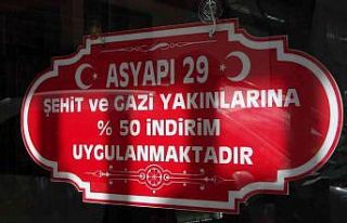 Gümüşhaneli esnaftan tüm Türkiye’ye "şehit...