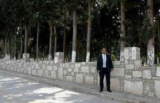 Güzelçamlı Mahallesi Mezarlığı’nda yenileme...