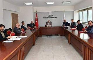 Haftalık değerlendirme toplantısı yapıldı