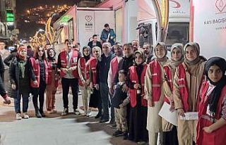 Hakkari’de kan bağışı kampanyası