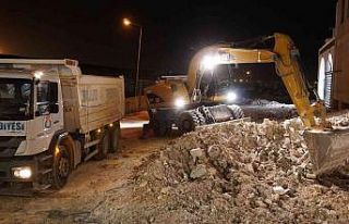 Haliliye’de gece mesaisi