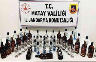 Hatay’da kaçak içki operasyonu