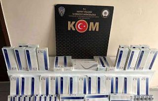 Hatay’da kaçak sigara operasyonu