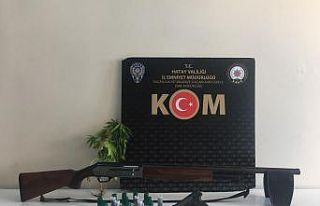 Hatay’da kaçak silah operasyonu