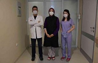 Hayati tehlikesi bulunan anne ve bebeği, başarılı...