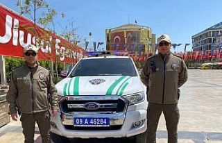 HAYDİ polisleri can dostlarına dikkat çekti