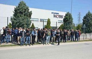 Hyundai Mobis işçileri ayaklandı