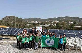 İlkokul öğrencileri Alanya Belediyesi’nin GES...