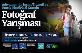 İnsan ticareti ve emek sömürüsü konulu yarışma...