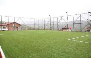 İrşadiye’ye futbol sahası kazandırıldı