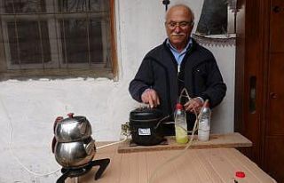 İşçi emeklisi kurduğu sistemle 15 günlük gaz...