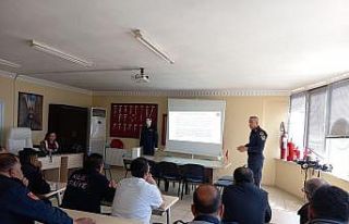 İtfaiye personeline kriminal eğitimi