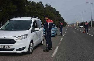 Jandarmadan bayram öncesi trafik denetimi