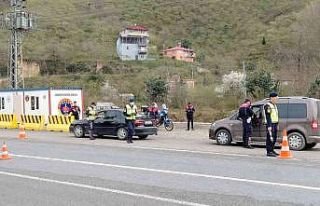 Jandarmadan dronlu trafik denetimi