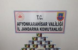 Jandarmadan kaçak sigara operasyonu