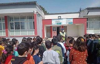 Jandarmadan öğrencilere trafik güvenliği eğitimi