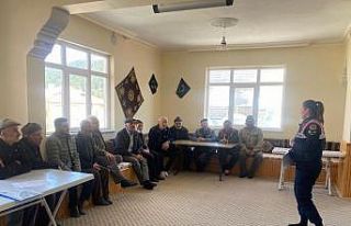 Jandarmadan vatandaşlara ‘orman yangını’ eğitimi